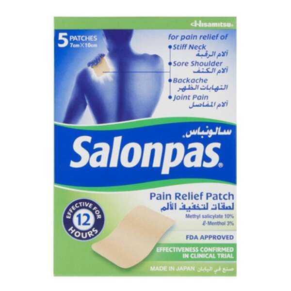 Salonpas Pain Relief Ultra Thin Patch 7cm x 10cm 5’s