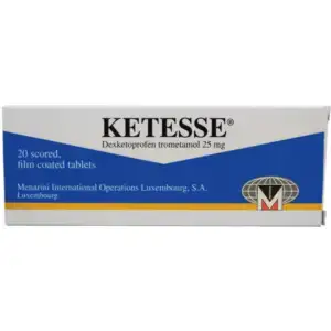 Ketesse 25 mg Tablets 20’s
