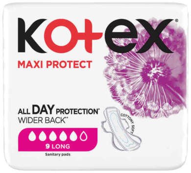 Kotex Maxi Pads Long 9’s