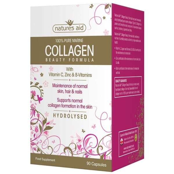 Natures Aid Collagen Beauty Formula Capsules 90’s