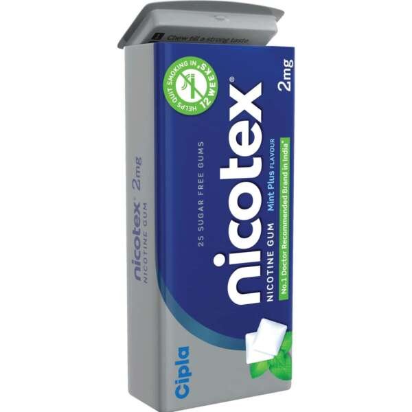 Cipla Nicotex Nicotine Gum 25’s - Image 2