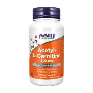 NOW Foods Acetyl L Carnitine 500mg 50’s