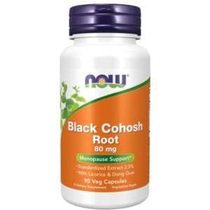 Now Black Cohosh Root 80 mg Veg Capsules 90’s