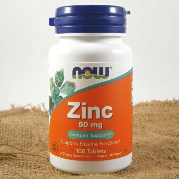 Now Foods Zinc Gluconate 50mg Tablets 100’s