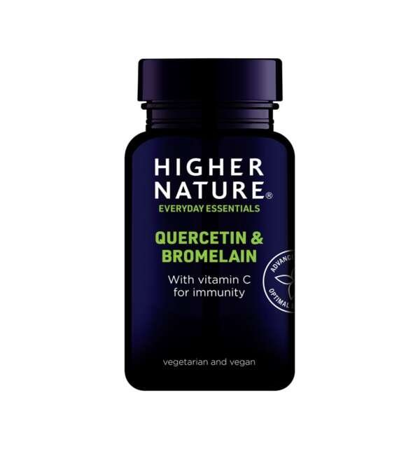 Higher Nature Quercetin & Bromelain + Vit C Tabs 60’s