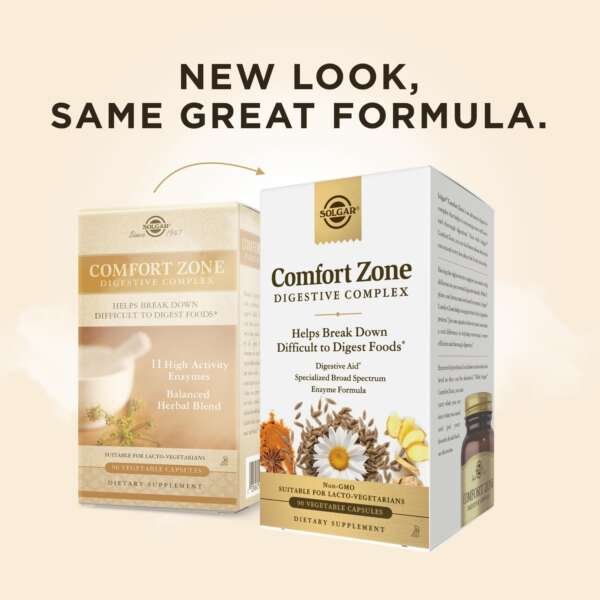 Solgar Comfort Zone Digestive Complex Vegetable Capsules 90’s