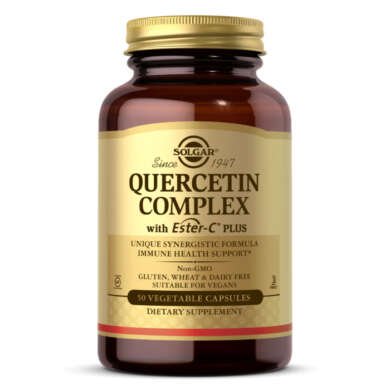 Solgar Quercetin Complex with Ester-C Plus Vegetable Capsules 50’s