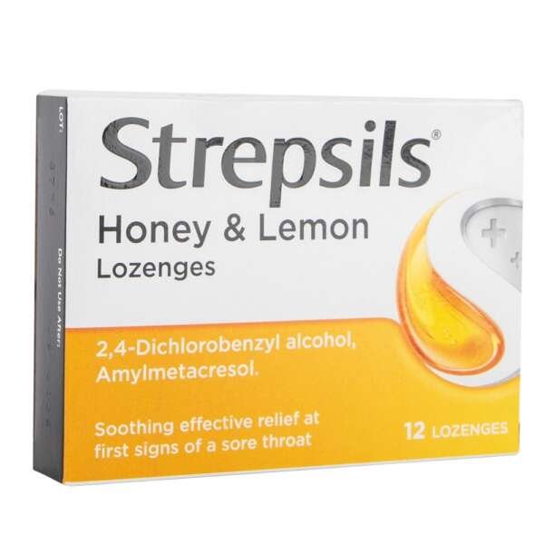 Strepsils Honey & Lemon Lozenges 12’s