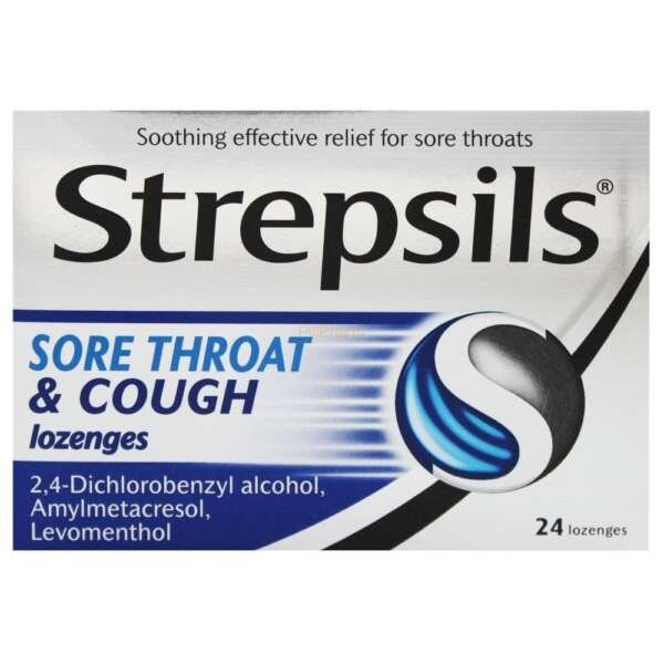 Strepsils Sore Throat & Cough Lozenges 24’s