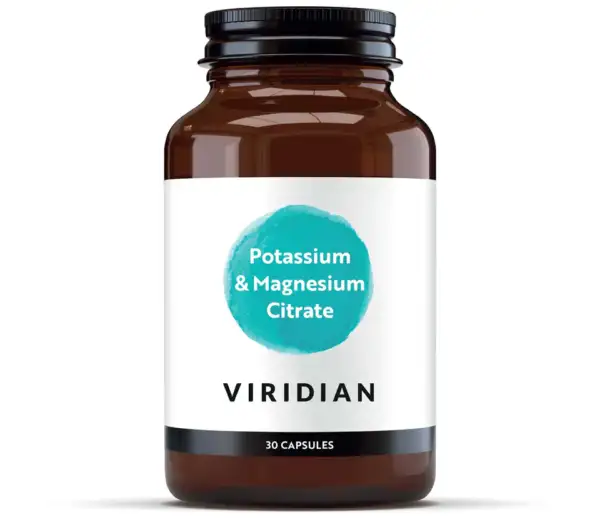 Viridian Potassium/Magnesium Citrate Vcaps 30’s