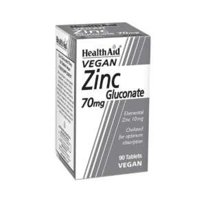 HealthAid Zinc Gluconate 70mg Tablets  100’s