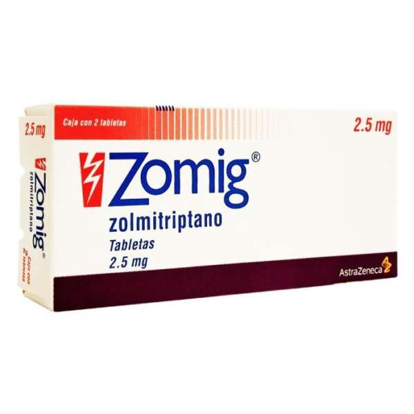 Zomig 2.5 mg tablets (zolmitriptan) 6’s - Image 2