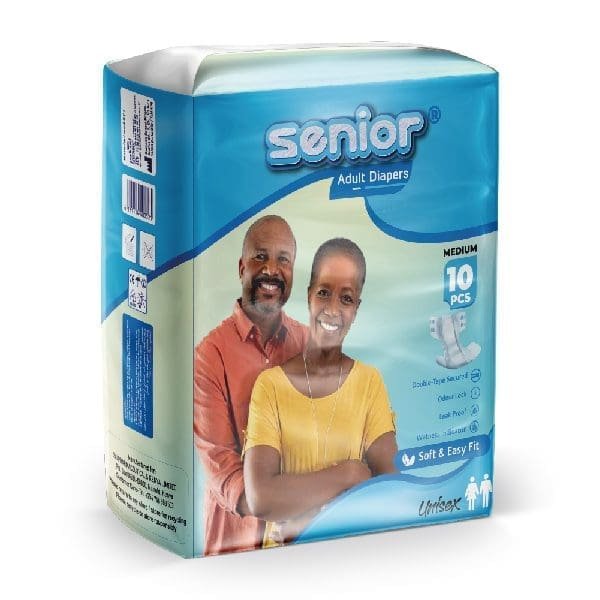 Senior Adult Diapers Low Count Medium – 10s